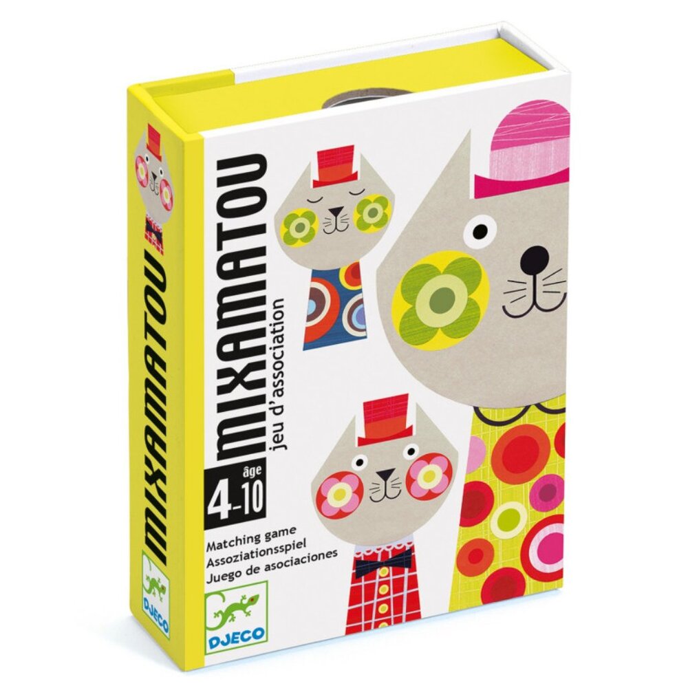 Djeco Matching Card Game Mixamatou  (MULTILINGUAL)   for Age 4+ New Sealed